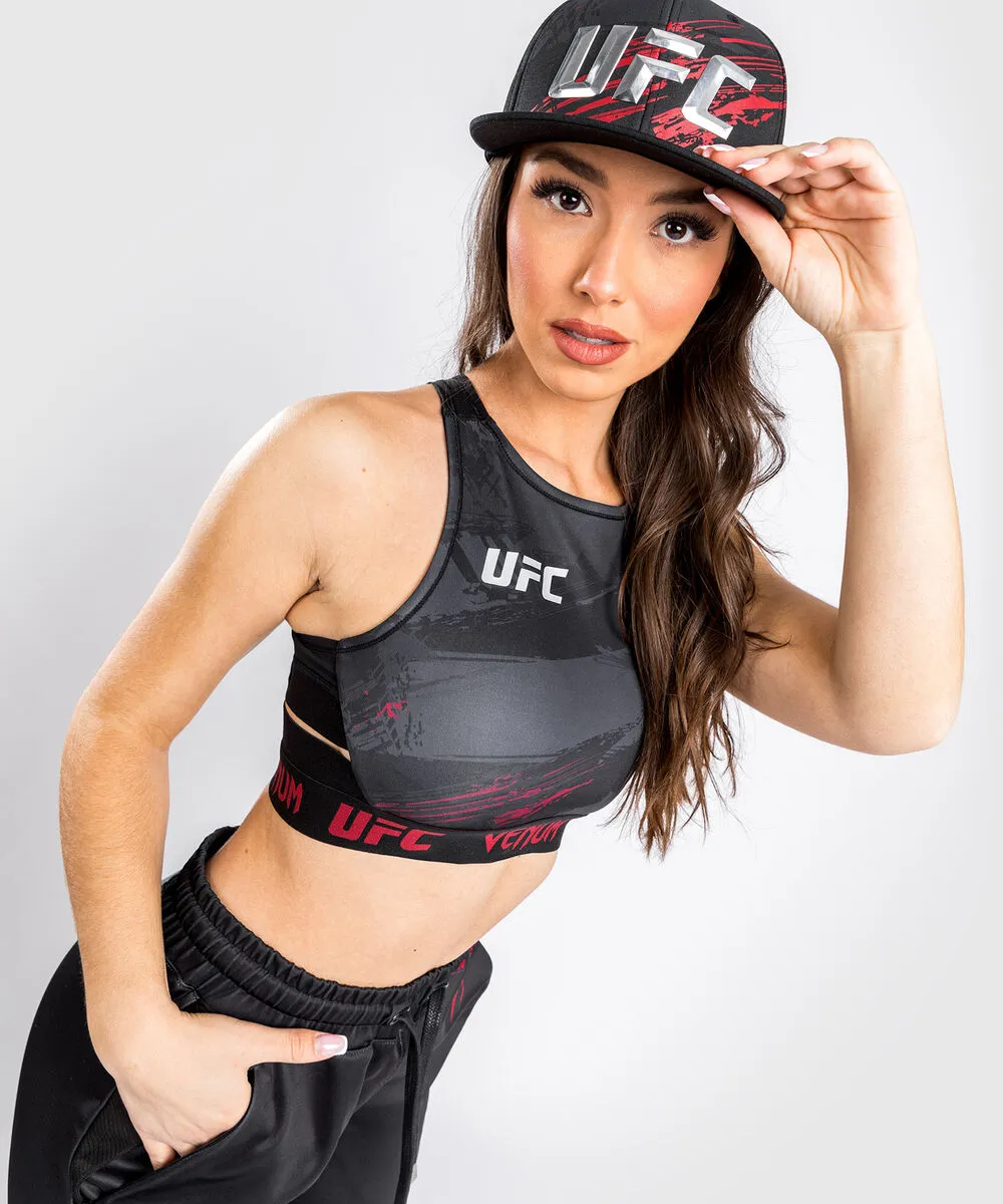 UFC Venum Authentic Fight Week 2.0 Women's Weigh-in Bra - Black-Red 7 UFC Venum Authentic Fight Week 2.0 Women's Weigh-in Bra - Black-Red - Image 5