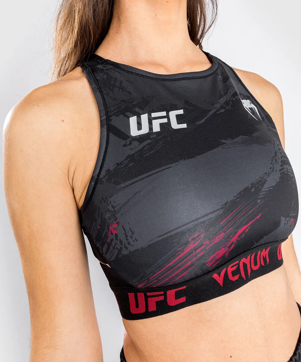 UFC Venum Authentic Fight Week 2.0 Women's Weigh-in Bra - Black-Red 4 UFC Venum Authentic Fight Week 2.0 Women's Weigh-in Bra - Black-Red - Image 2