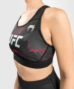 UFC Venum Authentic Fight Week 2.0 Women's Sport Bra - Black-Red