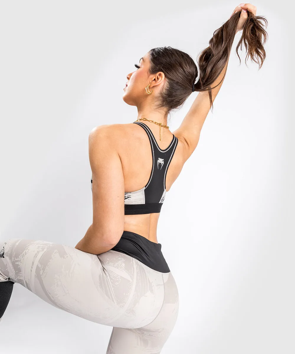 UFC Venum Authentic Fight Week 2.0 Women's Sport Bra - Sand-Black 11 UFC Venum Authentic Fight Week 2.0 Women's Sport Bra - Sand-Black - Image 9