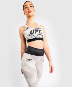 UFC Venum Authentic Fight Week 2.0 Women's Sport Bra - Sand-Black 16 UFC Venum Authentic Fight Week 2.0 Women's Sport Bra - Sand-Black -Training gear shop VNMUFC 00120 040 0451
