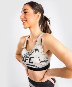 UFC Venum Authentic Fight Week 2.0 Women's Sport Bra - Sand-Black 13 UFC Venum Authentic Fight Week 2.0 Women's Sport Bra - Sand-Black -Training gear shop VNMUFC 00120 040 0548