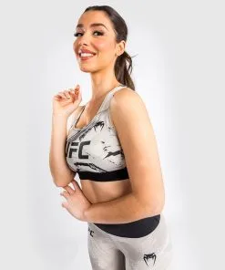 UFC Venum Authentic Fight Week 2.0 Women's Sport Bra - Sand-Black 15 UFC Venum Authentic Fight Week 2.0 Women's Sport Bra - Sand-Black -Training gear shop VNMUFC 00120 040 0615