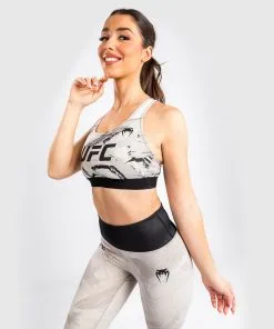 UFC Venum Authentic Fight Week 2.0 Women's Sport Bra - Sand-Black 14 UFC Venum Authentic Fight Week 2.0 Women's Sport Bra - Sand-Black -Training gear shop VNMUFC 00120 040 0731