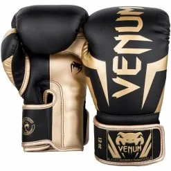 Venum Elite Boxing Gloves Gold Editions 9 Venum Elite Boxing Gloves Gold Editions -Training gear shop Venum20Elite20Boxing20Gloves20nyrkkeilyhanskat20black20gold20musta20kulta20front