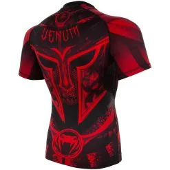 Venum Gladiator 3.0 Rashguard Short Sleeve 17 Venum Gladiator 3.0 Rashguard Short Sleeve -Training gear shop Venum20Gladiator203.020rashguard20short20sleeve20SS20lyhythihainen2020black20red20punainen20musta20back