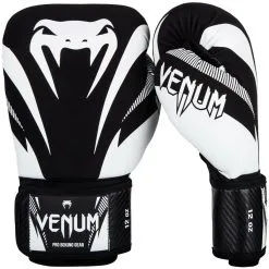 Venum Impact Boxing Gloves -Training gear shop Venum20Impact20boxing20gloves20nyrkkeilyhanskat20musta20valkoinen20black20white