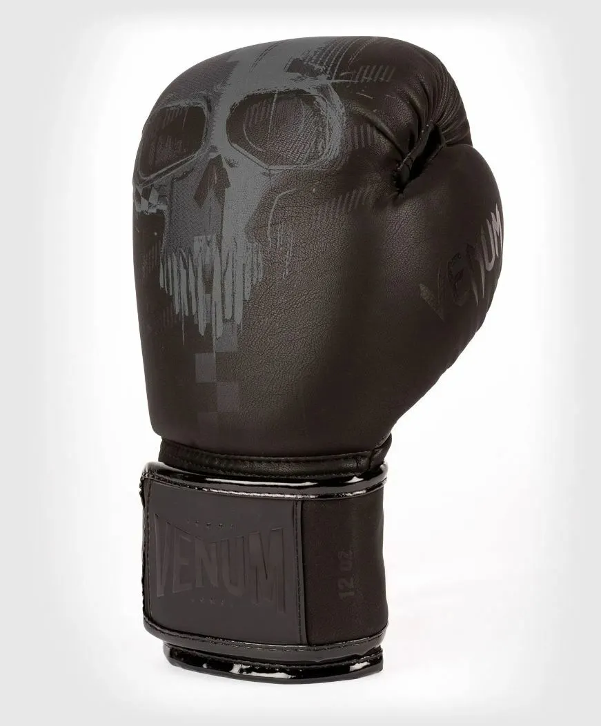 Venum Skull Boxing Gloves, Black-Black 4 Venum Skull Boxing Gloves, Black-Black - Image 2