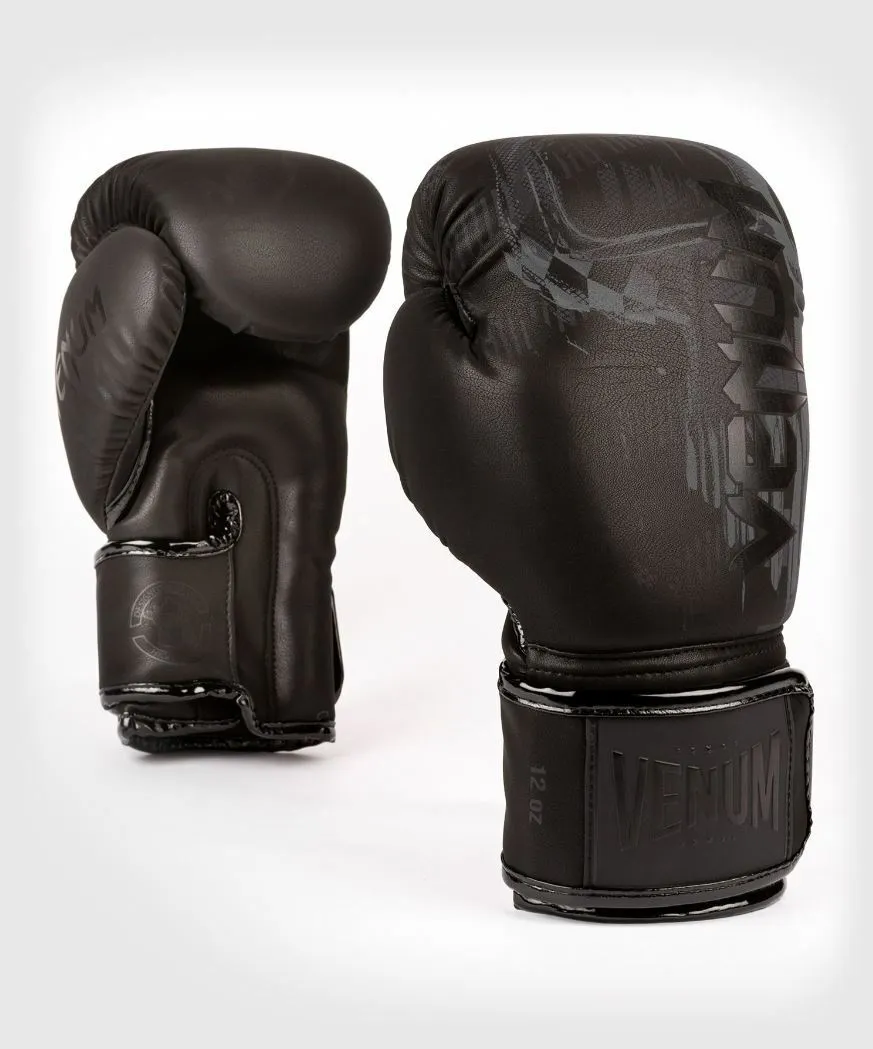 Venum Skull Boxing Gloves, Black-Black 6 Venum Skull Boxing Gloves, Black-Black - Image 4