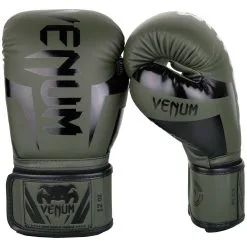 Venum Elite Boxing Gloves Khaki/Black