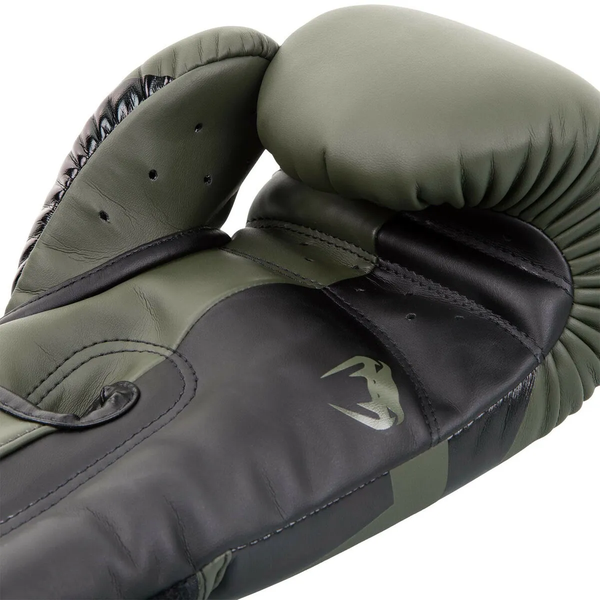 Venum Elite Boxing Gloves Khaki/Black 4 Venum Elite Boxing Gloves Khaki/Black - Image 2