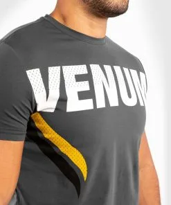 Venum One FC Impact T-shirt - Grey-Yellow -Training gear shop a03966c58e6c8ee484abc4361556667a43526a2f TS ONEFC IMPACT GREY YELLOW 05