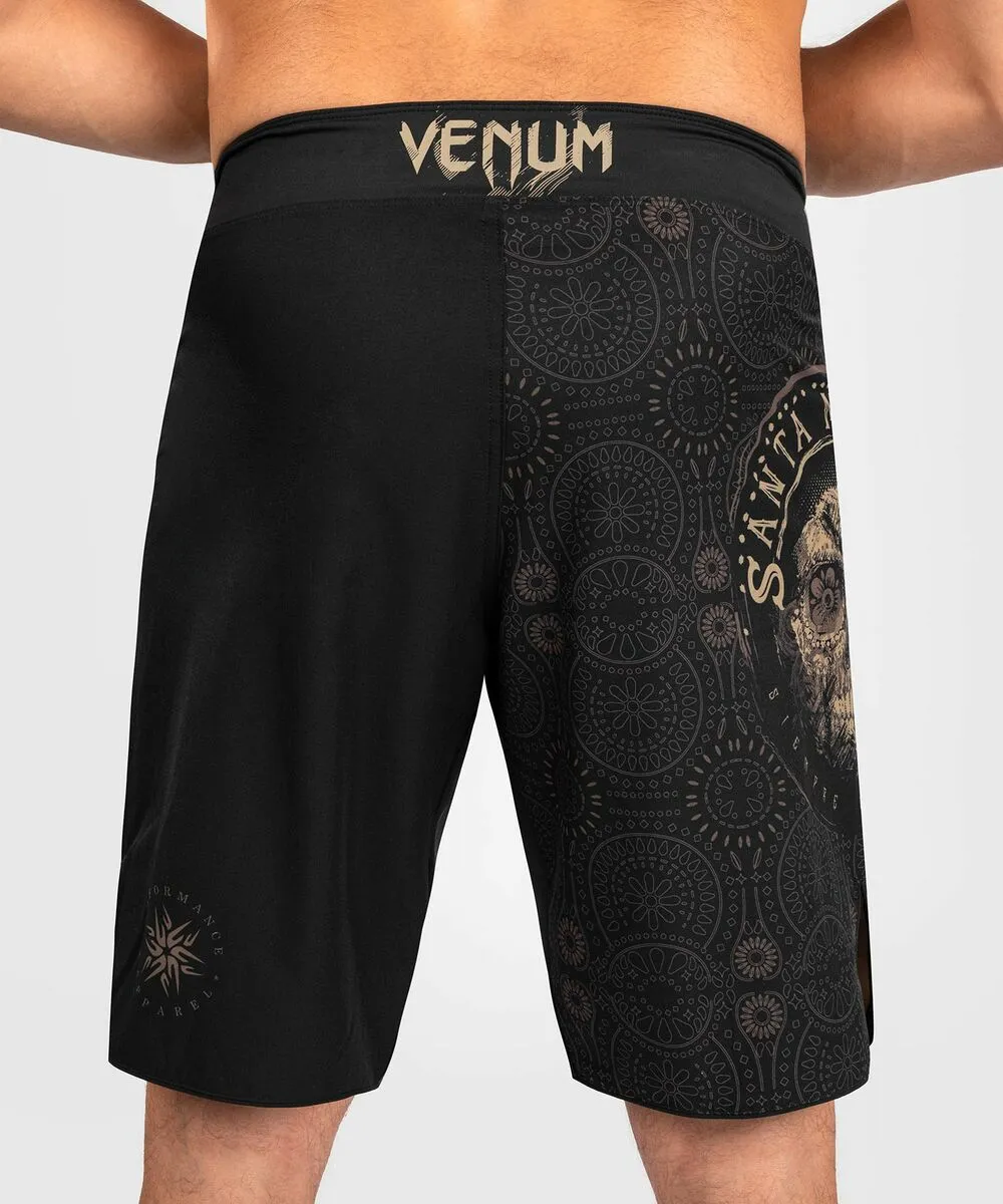 Venum Santa Muerte Dark Side Fightshorts (23) - Black/Brown 9 Venum Santa Muerte Dark Side Fightshorts (23) - Black/Brown - Image 7