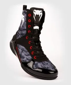 Venum Elite Boxing Shoes, Dark Camo