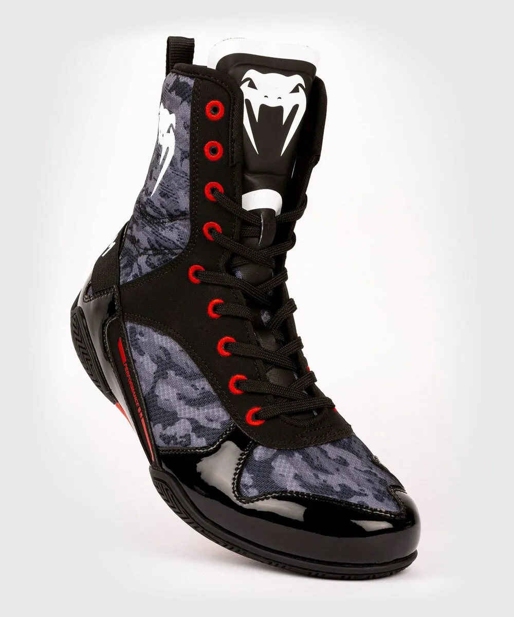 Venum Elite Boxing Shoes, Dark Camo 3 Venum Elite Boxing Shoes, Dark Camo