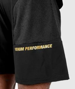 Venum GFit Training Shorts - Black-Gold 16 Venum GFit Training Shorts - Black-Gold -Training gear shop a431c58ef815785484283cbc004ca2a0e3b95f92 TRAINING SHORTS GFIT BLACK GOLD SD 07