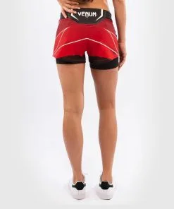 UFC Venum Authentic Fight Night Women's Shorts - Short Fit - Red 13 UFC Venum Authentic Fight Night Women's Shorts - Short Fit - Red -Training gear shop a445b478c2239f8bdc9bdcc9709d87625a441e00 VNMUFC 00020 003 04B