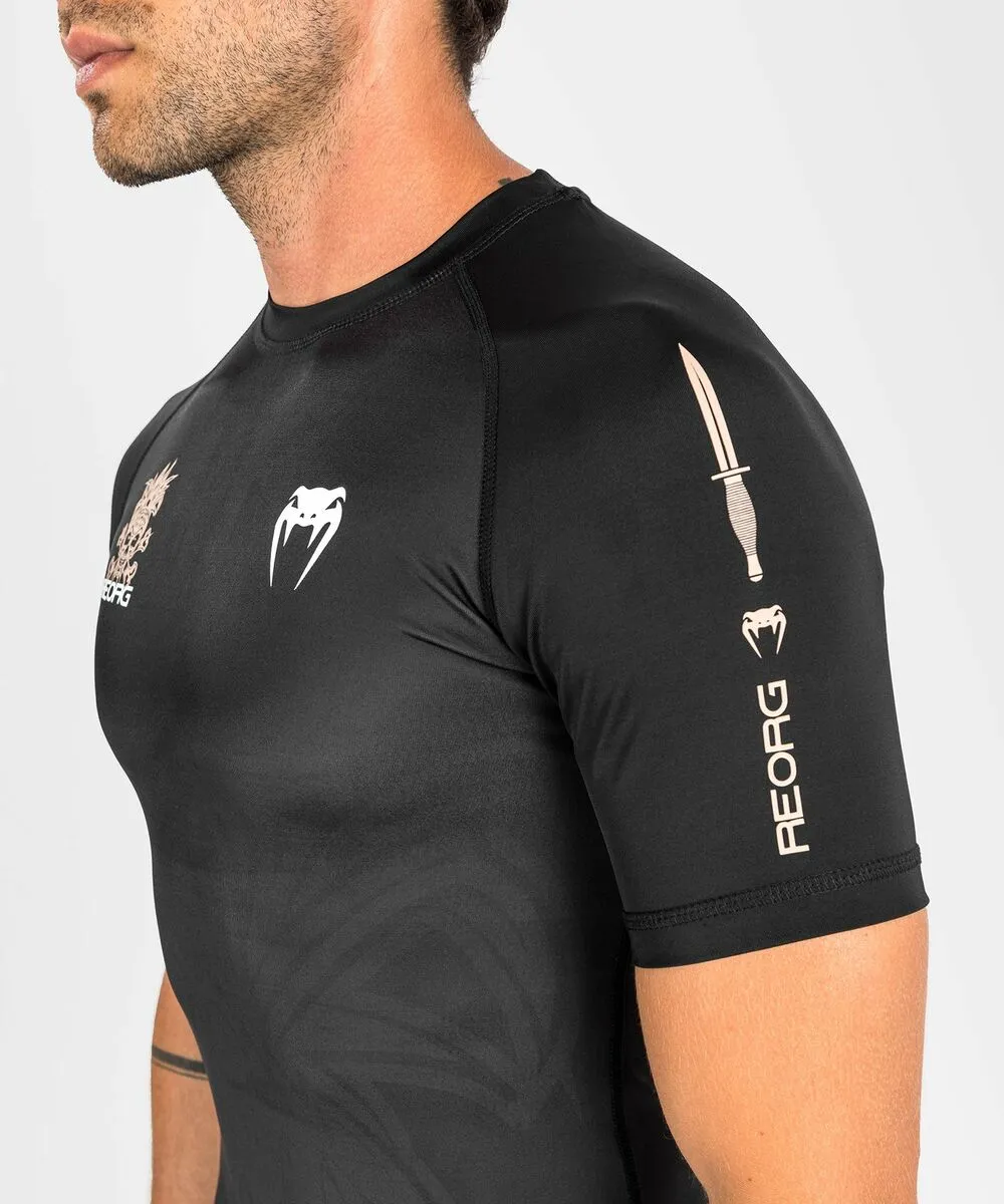 Venum Reorg Rashguard - Shortsleeves Black 4 Venum Reorg Rashguard - Shortsleeves Black - Image 2
