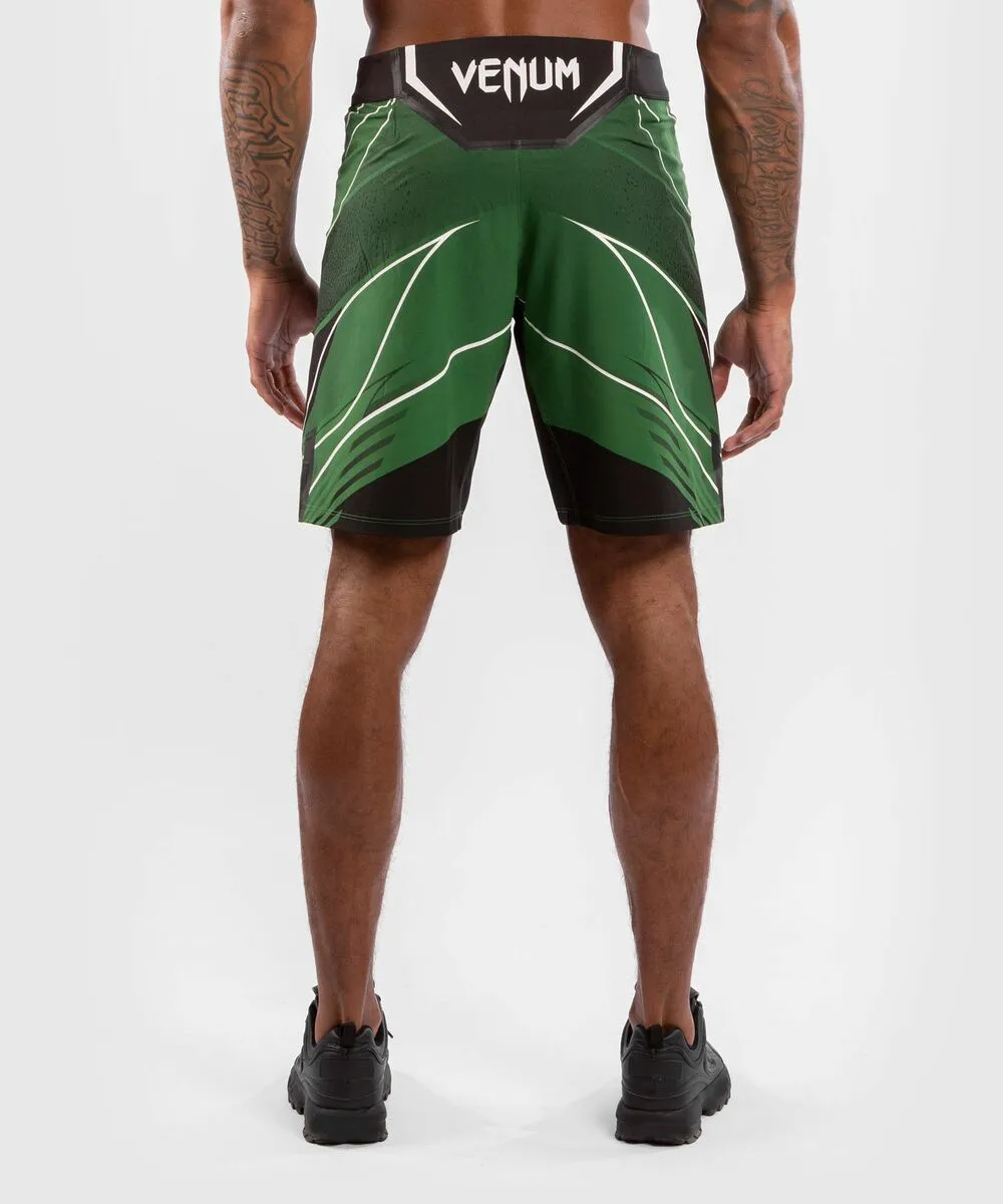 UFC Venum Authentic Fight Night Men's Shorts - Long Fit - Green 6 UFC Venum Authentic Fight Night Men's Shorts - Long Fit - Green - Image 4