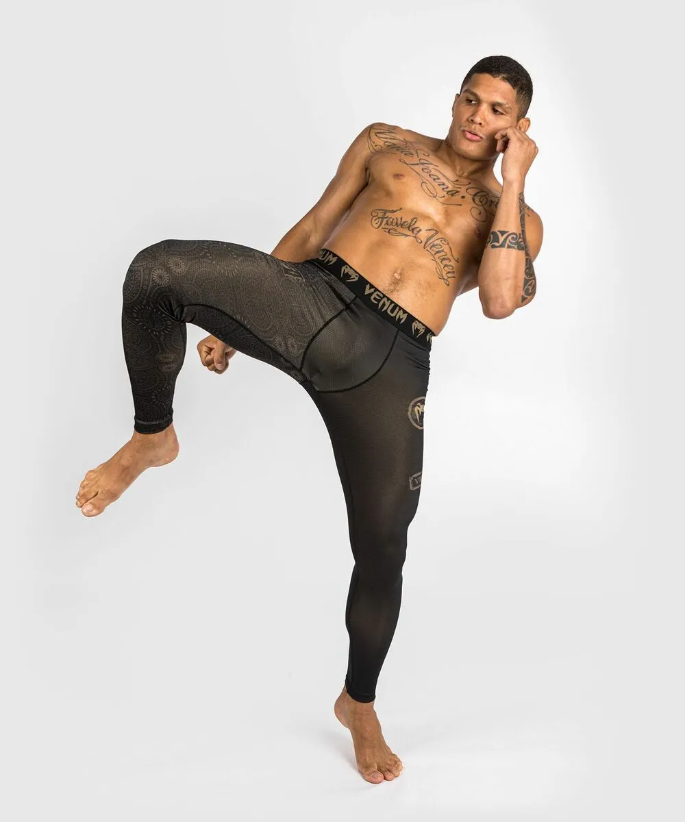 Venum Santa Muerte Dark Side Spats (23) Black/Brown 4 Venum Santa Muerte Dark Side Spats (23) Black/Brown - Image 2