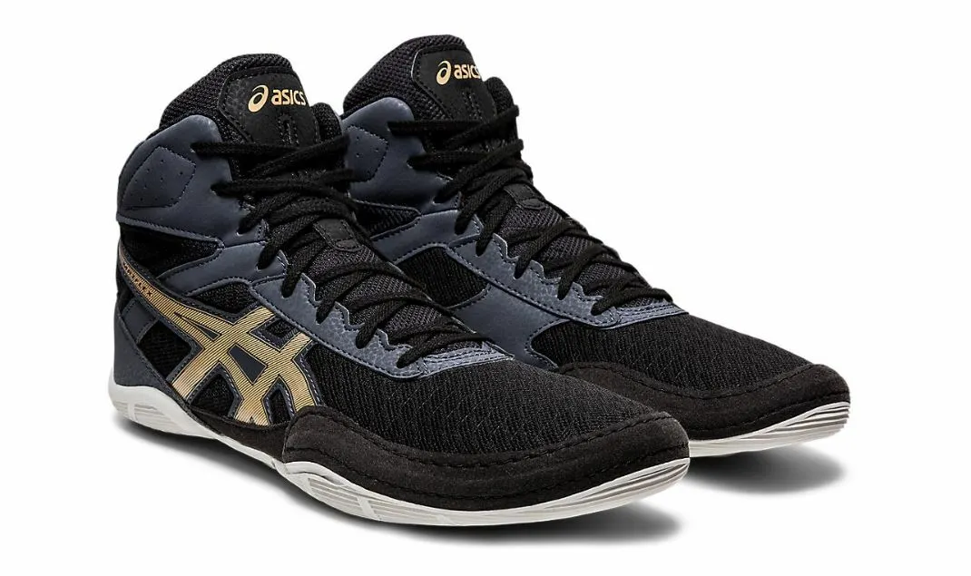 Asics Matflex 6 Wrestling Shoes Black/Shampange 4 Asics Matflex 6 Wrestling Shoes Black/Shampange - Image 2