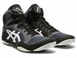 Asics Snapdown 3 Wrestling Shoes (Carrier Grey/White) -Training gear shop asics snapdown3 harmaa valkoinen