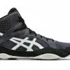 Asics Snapdown 3 Wrestling Shoes (Carrier Grey/White) -Training gear shop asics snapdown3 harmaa valkoinen sivu.JPG