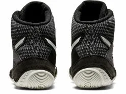 Asics Snapdown 3 Wrestling Shoes (Carrier Grey/White) -Training gear shop asics snapdown3 harmaa valkoinen takaa