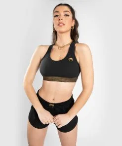 Venum Lightning Sport Bra - Black/Gold -Training gear shop b8a6e5a36d27f97fdf9b3e9a1eecfc11beb950b5 BRA LIGHTING BLACK GOLD 03