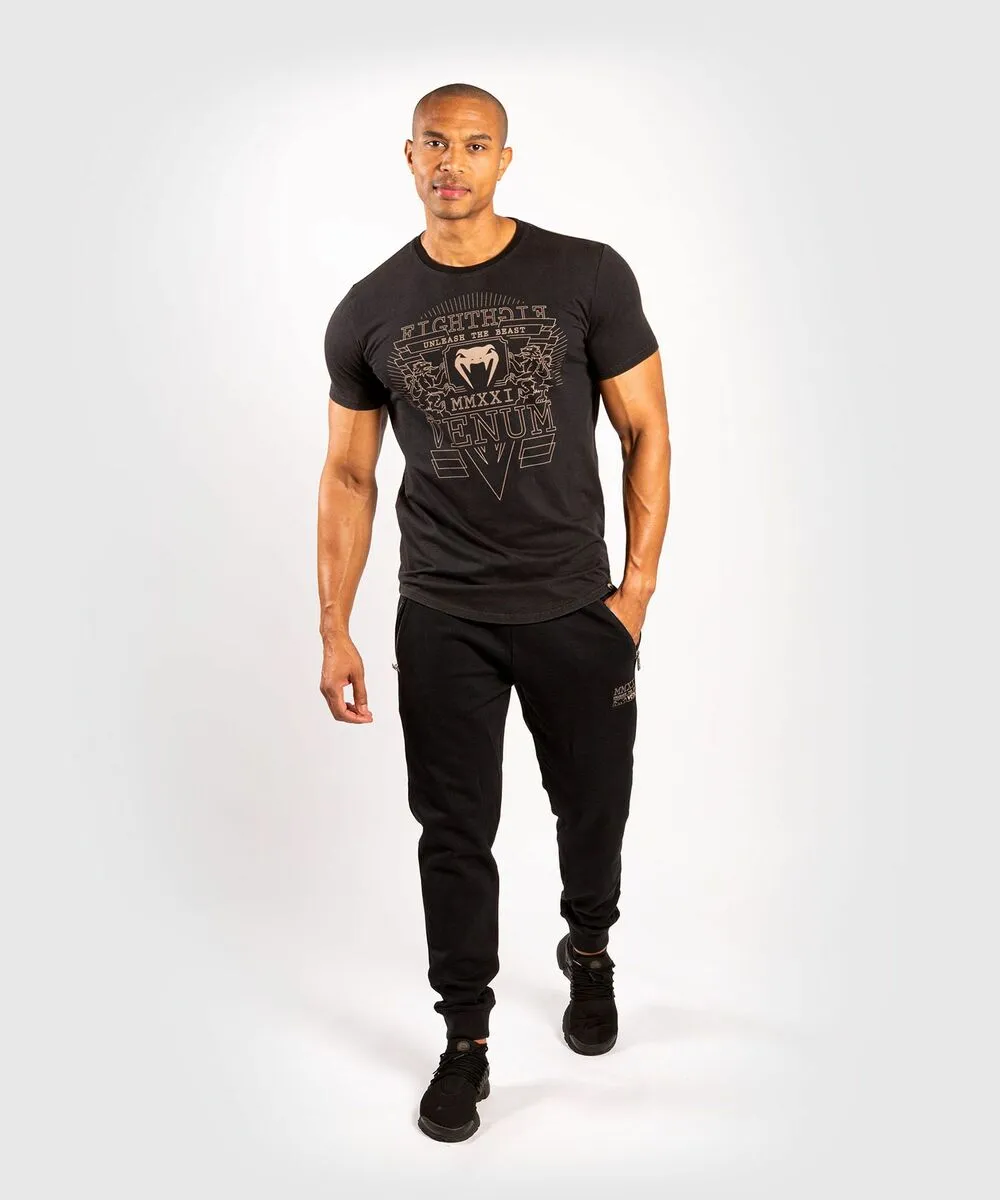 Venum Lions21 T-Shirt - Black-Sand 7 Venum Lions21 T-Shirt - Black-Sand - Image 5