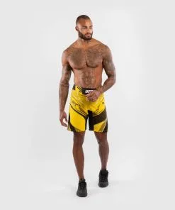 UFC Venum Authentic Fight Night Men's Shorts - Long Fit - Yellow -Training gear shop bbc44dbd65861545b54099dcac6843cf3055c5f5 VNMUFC 00002 006 10
