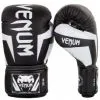 Venum Elite Boxing Gloves Black/White -Training gear shop bg elite black white 1500 01 2 1
