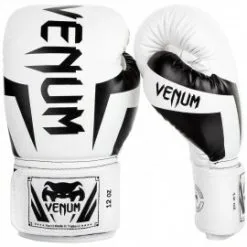 Venum Elite Boxing Gloves White/Black