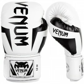 Venum Elite Boxing Gloves White/Black 3 Venum Elite Boxing Gloves White/Black