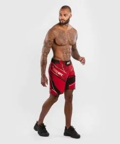 UFC Venum Authentic Fight Night Men's Shorts - Long Fit - Red -Training gear shop c00b09fafc6e0b930748939163bef2ec797e26c6 VNMUFC 00002 003 13