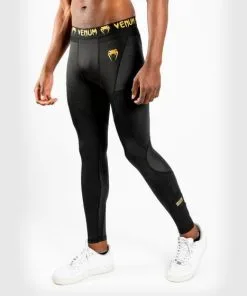 Venum GFit Spats, Black/gold