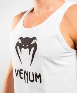 Venum Classic Tank Top - White 9 Venum Classic Tank Top - White -Training gear shop c143f219c8f446ede75f7598fcaaf7bfa09e75c1 TANKTOP CLASSICS WHITE 09