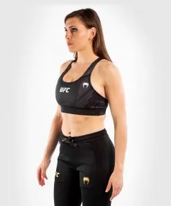 UFC Venum Authentic Fight Night Women's Sport Bra - Black -Training gear shop c8bb8aca3afe9c90ea5ae1efd191d1c763182284 VNMUFC 00011 001 02