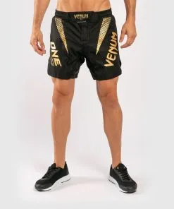 Venum X One FC Fightshorts, Black/Gold