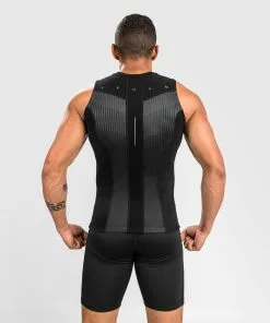 Venum Biomecha Rashguard (23) - Sleevless Black/Grey -Training gear shop cf79a85baf69aacbdd20c75ffaa6f4a829fe5ce4 RASH SL BIOMECA 04