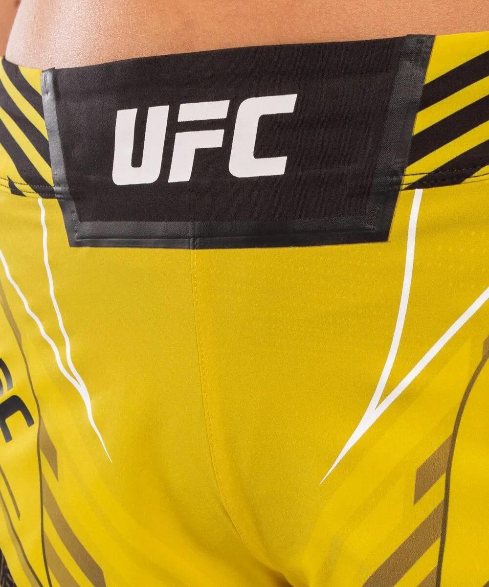 UFC Venum Authentic Fight Night Women's Shorts - Short Fit - Yellow 7 UFC Venum Authentic Fight Night Women's Shorts - Short Fit - Yellow - Image 5