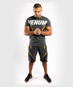 Venum One FC Impact T-shirt - Grey-Yellow -Training gear shop d036da1414f98a1083e262fcc544aa995d0e9b33 TS ONEFC IMPACT GREY YELLOW 07
