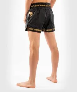 Venum Parachute Muay Thai Shorts - Black-Gold -Training gear shop d0377a6cd0514b8b9e4a9f6e88f99b61bade0649 SHORT MUAYTHAI PARACHUTE BLACK GOLD 03 1