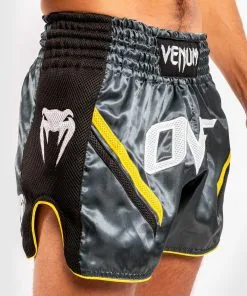 Venum ONE FC Impact Muay Thai Shorts - Grey-Yellow 16 Venum ONE FC Impact Muay Thai Shorts - Grey-Yellow -Training gear shop d29de4e0e2f8d7fc62ba546c6bc3f4b0b8ae3c36 SHORT MUAYTHAI ONEFC GREY YELLOW 06