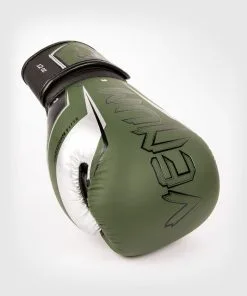 Venum Elite Evo Boxing Gloves - Khaki/Silver 11 Venum Elite Evo Boxing Gloves - Khaki/Silver -Training gear shop daa08458cf53a601cb647d08eaaf5428a4a350b4 BG ELITE EVO KHAKI SILVER 08