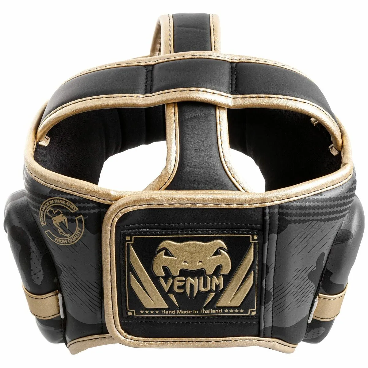 Venum Elite Headgear Dark Camo-Gold 5 Venum Elite Headgear Dark Camo-Gold - Image 3