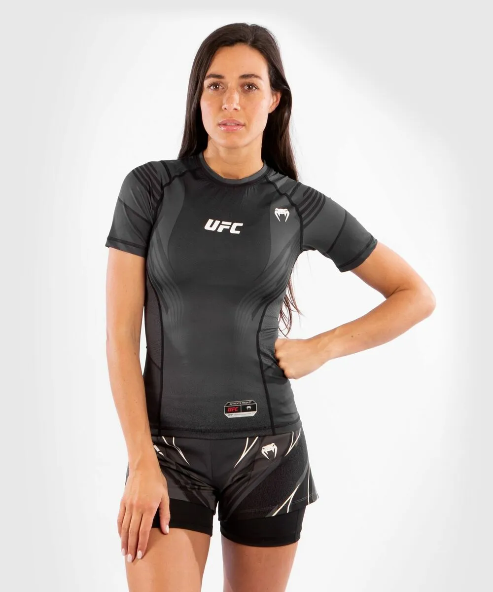 UFC Venum Authentic Fight Night Women's Rashguard - Black 3 UFC Venum Authentic Fight Night Women's Rashguard - Black
