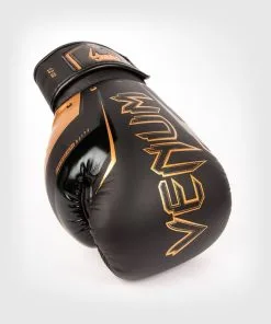 Venum Elite Evo Boxing Gloves - Black/Bronze 12 Venum Elite Evo Boxing Gloves - Black/Bronze -Training gear shop df903b6a9b7f0dc8ddb7168c7a2383fda09db90b BG ELITE EVO BLACK BRONZE 07