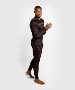 Venum NoGi 3.0 Rashguard Long Sleeves - Black-Brown -Training gear shop e0deead08814c530b3ae28b1fa85123813c75520 RASH LS NOGI3.0 BROWN 10
