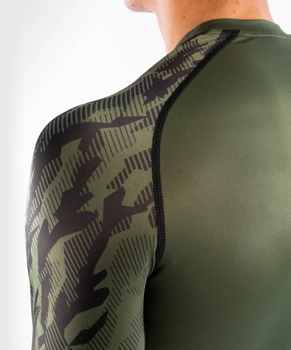 UFC Venum Authentic Fight Week Men's Performance Long Sleeve Rashguard - Khaki 7 UFC Venum Authentic Fight Week Men's Performance Long Sleeve Rashguard - Khaki - Image 5